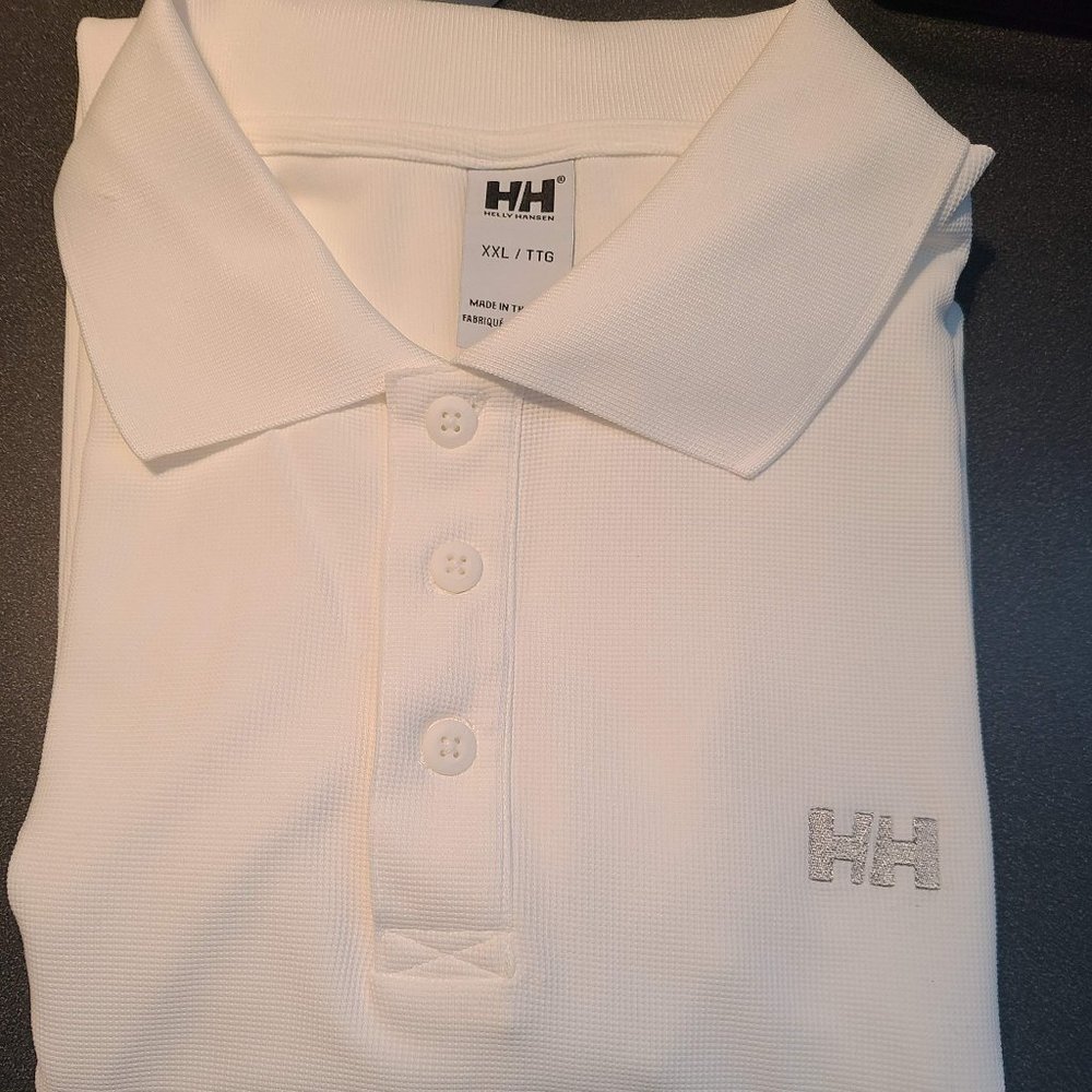 Helly Hansen Riftline Polo, 2XL, White - NWT